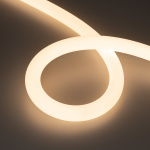 Светодиодная лента герметичная MOONLIGHT-TOP-A336-D25mm 48V Warm3000 360deg (12.5 W/m, IP65, 2835, 20m, wire x1) (Arlight, Вывод кабеля прямой)