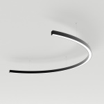 Светильник SP-LINE-HANG-ARC-C3535-D1500-61W Warm3000 (BLACK, 230V) (Arlight, Металл)