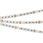 Светодиодная лента RT-A120-8mm 24V RGB (12 W/m, IP20, 2835, 5m) (Arlight, 5 лет)
