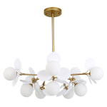 Люстры на штанге ARTE LAMP PEACOCK A1369SP-10SG