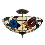 Потолочные люстры ARTE LAMP TIFFANY A3165PL-2BG