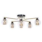 Потолочные люстры ARTE LAMP MANCHESTER A7045PL-6BK