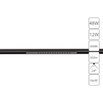 Магнитные трековые светильники ARTE LAMP OPTIMA A7266PL-1BK