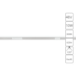 Магнитный трековый светильник Arte Lamp OPTIMA A7283PL-1WH