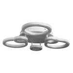 Потолочные люстры ARTE LAMP NASTRO A9228PL-6WH